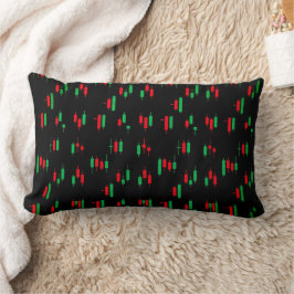 Trading Chart Pattern Streetwear Red Green Candle Kussen