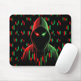 Trading Chartpatroon Streetwear Rood Groene Kaars Muismat