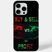 Trading Edge: Slim Trader iPhone 15 Pro max Hoesje (Achterkant)