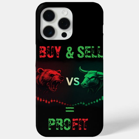 Trading Edge: Slim Trader iPhone 15 Pro max Hoesje (Achterkant)