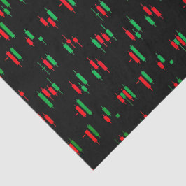 Trading Grafiekpatroon Streetwear Rood Groen Kaars Tissuepapier
