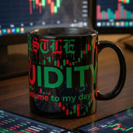 Trading Grafiekpatroon Streetwear Rood Groene Kaar Mok