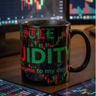 Trading Grafiekpatroon Streetwear Rood Groene Kaar Mok