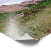 Trading Post Trail Rock Landmarks Foto Afdruk (Hoek)