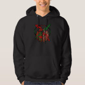 Trading Psychology Brain Anatomy Chart Pattern Hoodie (Voorkant)