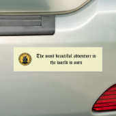 Traditie in actie - niet-officieel bumpersticker (Op auto)