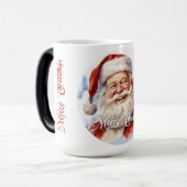 Traditie Klassiek Sinterklaas Illustratie Script Magische Mok (Voorkant links)