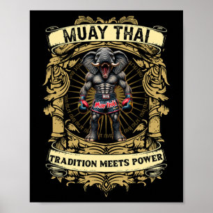 Traditie ontmoet kracht - Kickboksen en Muay Thai  Poster