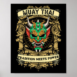 Traditie ontmoet kracht - Kickboksen en Muay Thai Poster