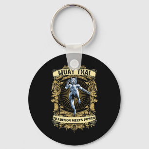 Traditie ontmoet kracht - Kickboksen en Muay Thai  Sleutelhanger