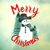 Traditie Rood en Groen Vakantie Raam Koppelen Raamsticker (Vel 3)