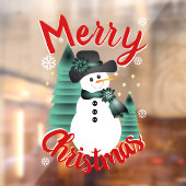 Traditie Rood en Groen Vakantie Raam Koppelen Raamsticker (Vel 2)