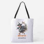  traditie waterverf spooky slechte heks tote bag (Achterkant)