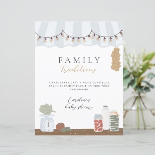 Traditiebord boerenmarkt (Staand voorkant)