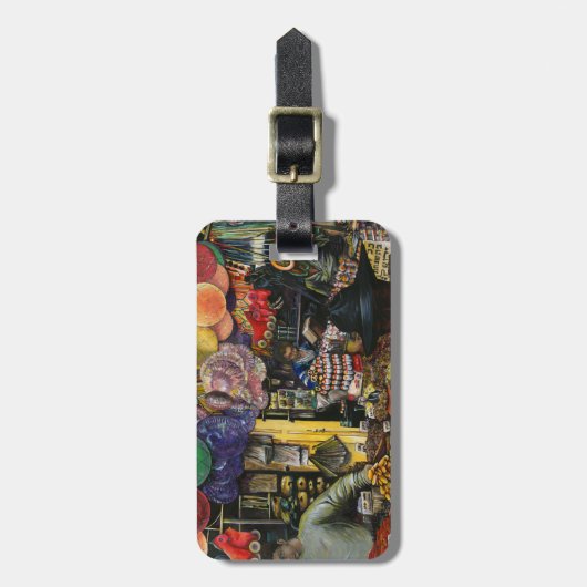 Tradities van de oude handel, Jeruzalem   Bagagelabel (Voorkant verticaal)