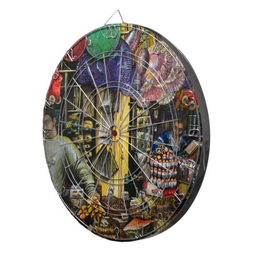 Tradities van de oude handel, Jeruzalem Dartbord (Voorkant Rechts)