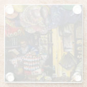 Tradities van de oude handel, Jeruzalem Glazen Onderzetter (Achterkant)