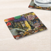 Tradities van de oude handel, Jeruzalem Kartonnen Onderzetters (Schuin)