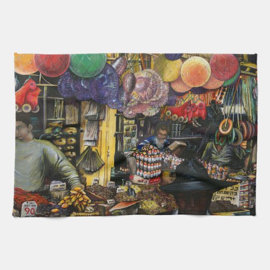 Tradities van de oude handel, Jeruzalem Theedoek (Horizontaal)