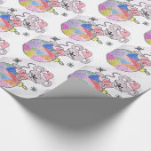 Tradities van kerstavond-glanzend omslagpapier cadeaupapier (Hoek)