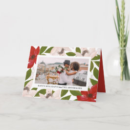Tradities Vouw Kerst Groetenskaart Feestdagen Kaart