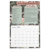 Traditional 1962 Missal Catholic Liturgical  Kalender (Jan 2026)