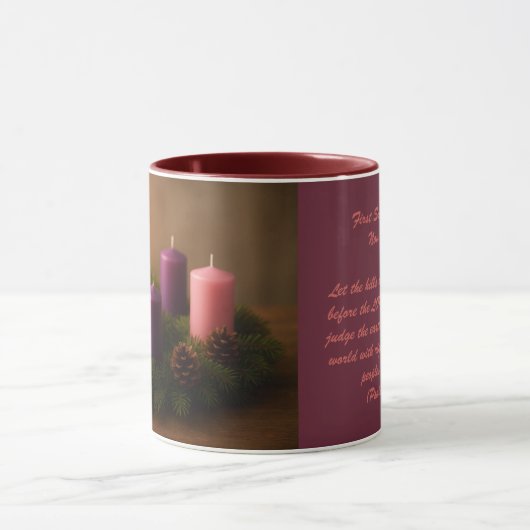 Traditional Advent Wreath First Sunday Mok (Midden)