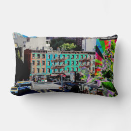 Traditional apartment building Manhattan New York Kussen