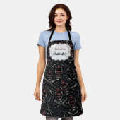 Traditional Barber Tools Classic Grooming Schort (Gedragen)