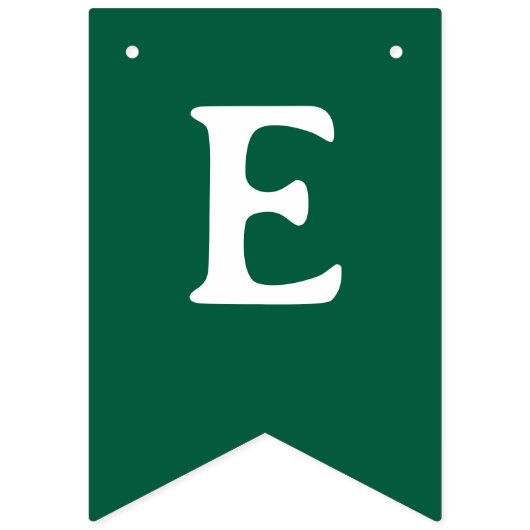 Traditional Basic Green Red Merry Christmas Vlaggetjes (Tweede vlag)