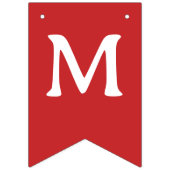 Traditional Basic Green Red Merry Christmas Vlaggetjes (Eerste vlag)