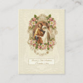 Traditional Catholic Wedding Prayer Holy Card Contactkaartje (Voorkant)