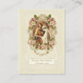 Traditional Catholic Wedding Prayer Holy Card Contactkaartje (Voorkant)