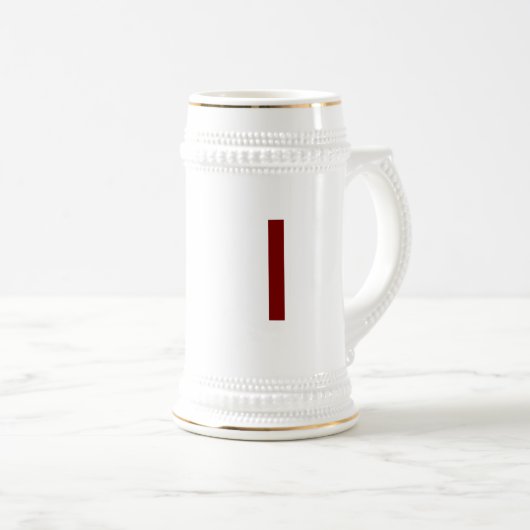 traditional ceramic beer stein bierpul (Voorkant rechts)