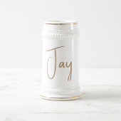 traditional ceramic beer stein bierpul (Center)