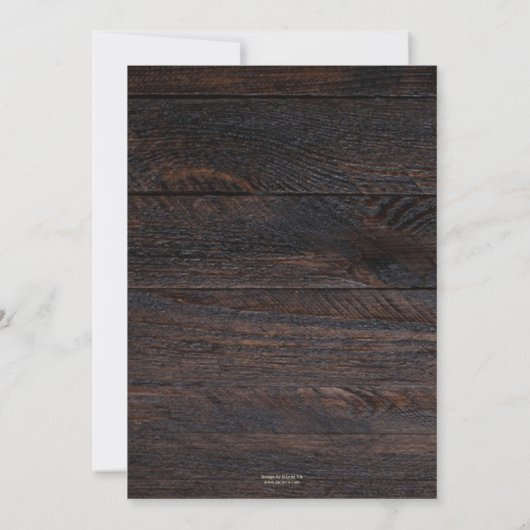 Traditional Christmas Dinner with Wine and Candle Kaart (Achterkant)