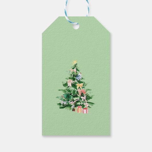 Traditional Christmas Gift Label Cadeaulabel (Achterkant)