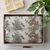 Traditional Christmas Holly and Winter Fruit Tissuepapier (Geschenk)