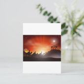 Traditional Christmas Nativity Scene Feestdagenkaart (Staand voorkant)