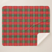 Traditional Christmas Plaid Sherpa Deken (Voorkant (horizontaal))