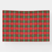 Traditional Christmas Plaid Spandoek (Horizontaal)