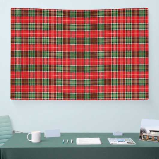 Traditional Christmas Plaid Spandoek (Beurs)