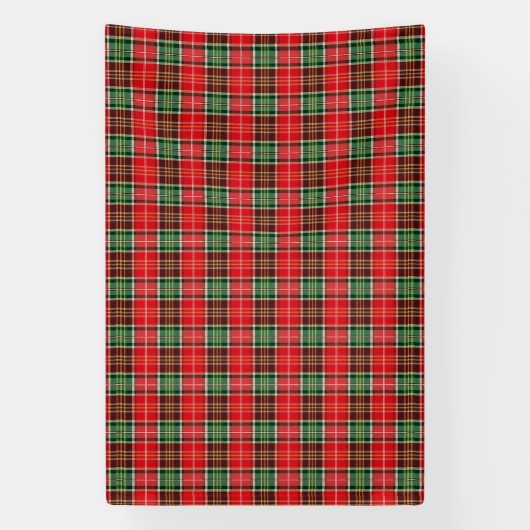 Traditional Christmas Plaid Spandoek (Verticaal)