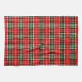 Traditional Christmas Plaid Theedoek (Horizontaal)