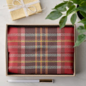 Traditional Christmas Plaid Tissuepapier (Geschenk)