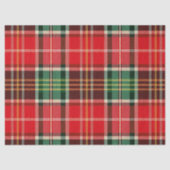 Traditional Christmas Plaid Tissuepapier (Voorkant)