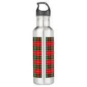 Traditional Christmas Plaid Waterfles (Achterkant)