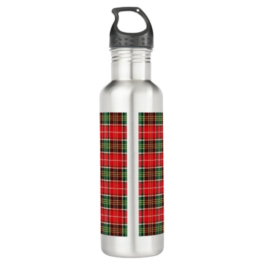 Traditional Christmas Plaid Waterfles (Achterkant)
