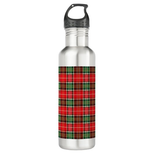 Traditional Christmas Plaid Waterfles (Voorkant)