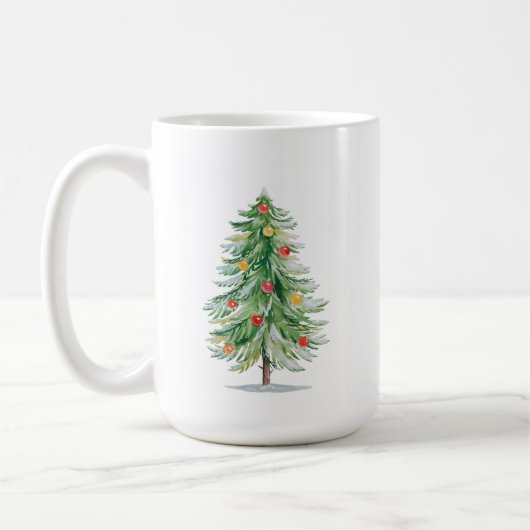 Traditional Christmas Tree Mug Koffiemok (Links)